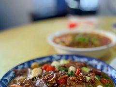 肝腰合炒-豆腐脑花