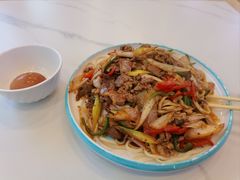葱爆羊肉-清真·尖子尖牛肉面(王府井店)