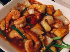 红咖喱炒虾仁-Doo Dee Thai Food(Issan/Isaan/Esan)