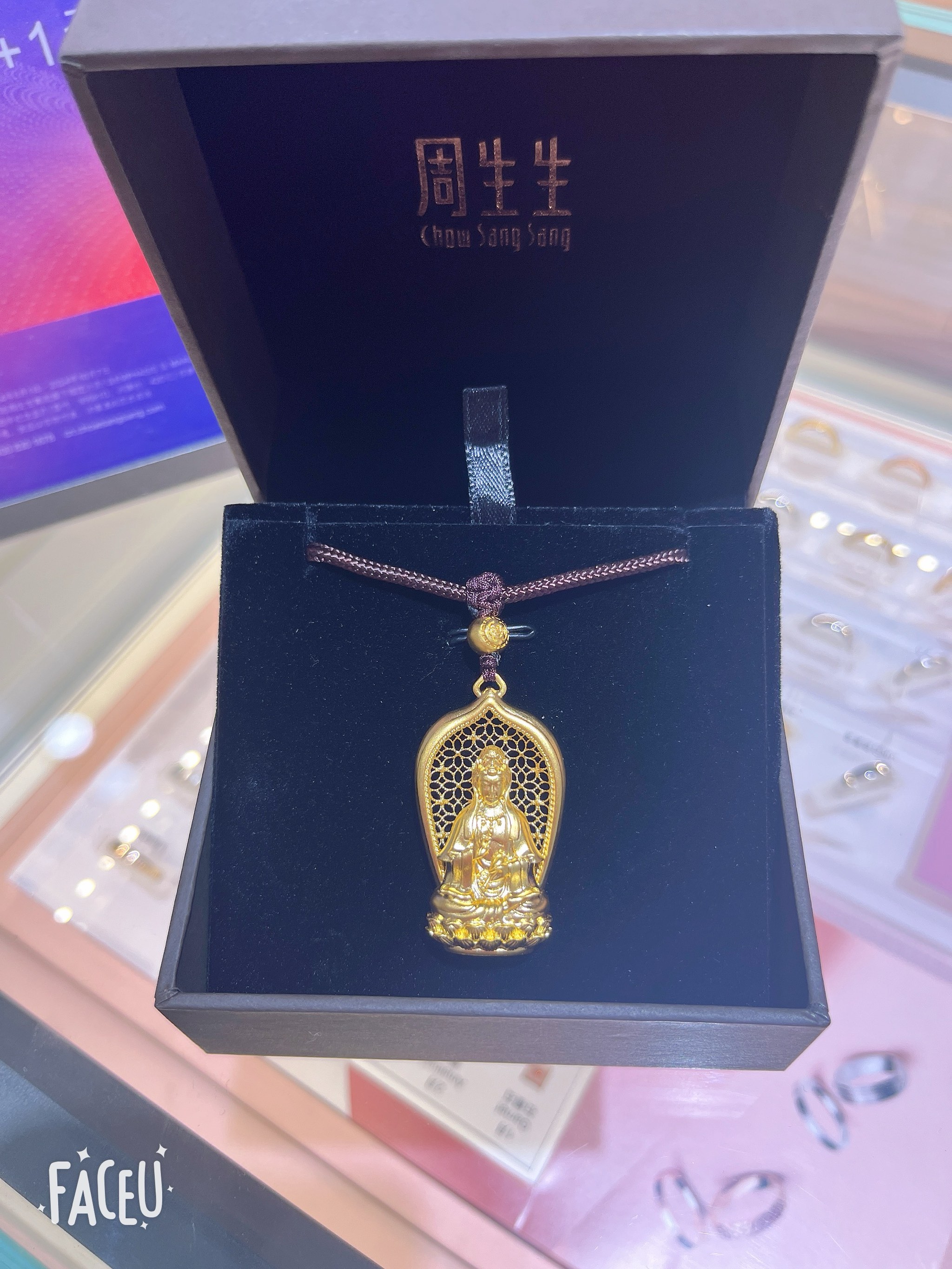 周大生黄金项链 9999 正品 纯金图片