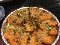 铁板蒜香虾-苏浙徽·江南荟·本味融合菜(相城方圆里店)