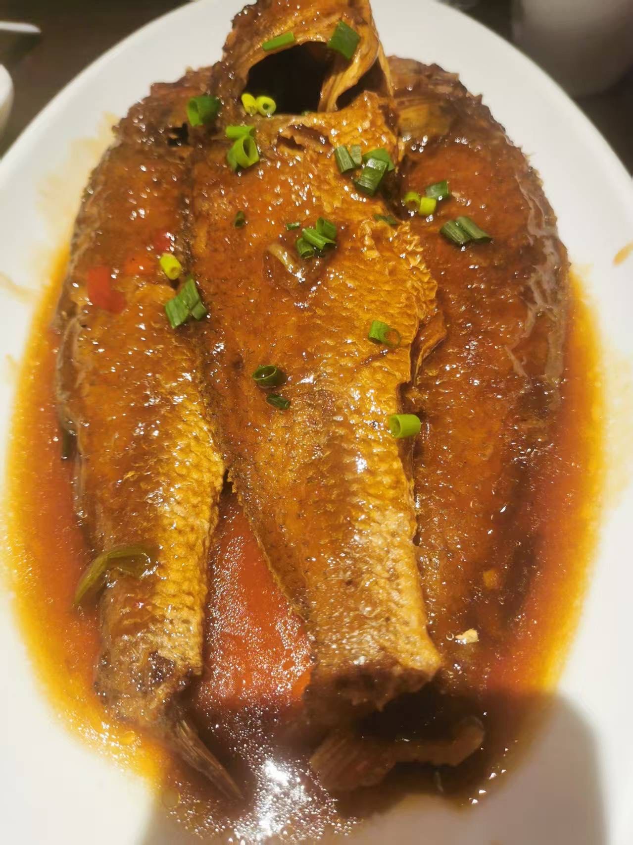 这家店的菜品绝了!糟香黄鱼,糟香醇厚,鱼