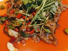 干四季豆烩牛柳-盐帮食坊•小河帮川菜(四川师大店)