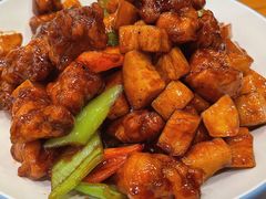 杏鲍菇牛肉粒-陈傻子餐厅(世纪都会店)