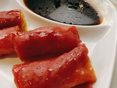 鲜虾紫米脆皮肠-船说茶点粤菜(海上世界店)