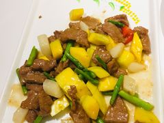 香芒爆牛肉-富黎华海鲜大酒楼(正大广场店)