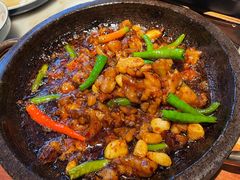 酱爆石锅牛蛙-绿茶餐厅(二七万达店)