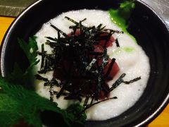 三文鱼山药泥刺身-晶吉·居酒屋·烧鸟·生鱼饭(中山区民主广场店)