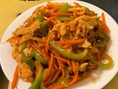 鱼香鸡丝-清真宏玉祥黄门脸餐厅(华荫东里店)