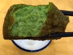 菠菜汁豆腐-巫记鸡饭店