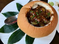 鹅肝酱焖茄子-唐廊烤鸭店(工体店)