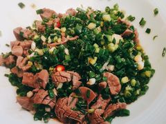 葱爆腰花-绿茶餐厅(南昌王府井店)