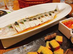 虎掌菌蒸白鱼-敏珠拉姆藏餐·南京厨房(富春江东街店)