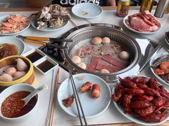 -绿岛港轩海鲜烤肉涮锅自助餐厅