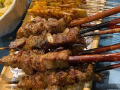 烤羊肉串-老阿妈蒙古村·蒙古包·草原文化·歌舞表演(老君堂店)