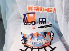 -卡比儿童蛋糕·心意定制·低脂零卡糖动物奶油FancyBALLOON(滨海店)