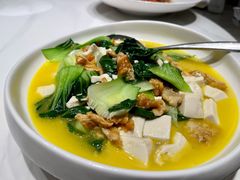 青菜茨菇豆腐油渣-道道鲜·崇明私房菜(五角场店)