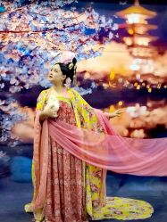 -后宫·古装汉服京剧儿童亲子全家福摄影