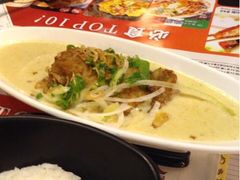 白咖喱猪扒饭-沙嗲王(加拿芬店)