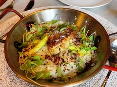 香煎肥鹅肝配芦笋意式烩饭-YUE·6·西式融合餐厅(外滩六号店)