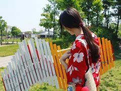 -田园东方蜜桃村的田野营地