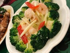 西兰花炒虾球-胜记菜馆(文明路)
