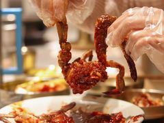 -草家酱蟹炭火烤肉店(珲春南路一店)