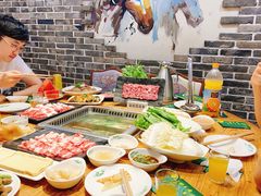 自助取餐区-草原塞蛮羊火锅城(港湾店)