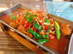 铁板毛豆腐-自游人·美食一楼·地道徽菜(三十年名店)