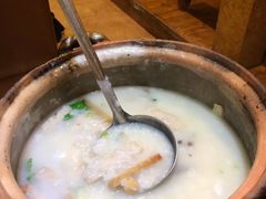 肉饼海参干贝粥-金穗园·砂锅粥.醉鸡煲火锅(长寿路店)