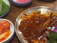 -明洞阿姨·韩式酱蟹烤肉·创意料理(三元桥店)