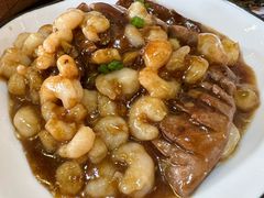 虾仁爆腰花-同得兴 Since·1995 传统苏式面馆(嘉馀坊店)