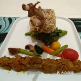 这是一家很有情调的法餐店