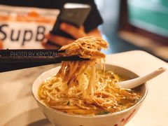 鸡丝鸡肫面-民间老鸡汤面馆(中山北路店)