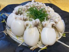 白灼墨鱼仔-天宝食坊·啫啫煲大排档(西华路店)