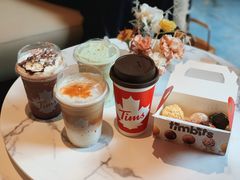 燕麦澳白-Tims天好咖啡·贝果(雁展路万象天地店)