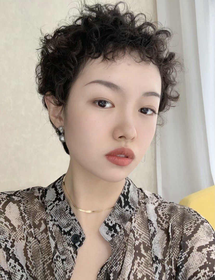 超短复古烫发