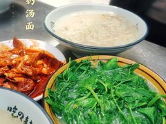 豌豆尖-渔桥李记奶汤面(东街店)