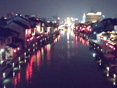 夜运河-无锡日航饭店