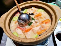 老作坊石磨豆腐-钱塘秋荷·新江浙菜(沪太路店)