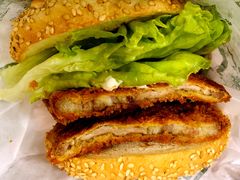 炸猪扒汉堡-幸运小丑汉堡(Bay Area本店)
