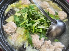 砂锅白菜丸子-北大地皖峰饭馆