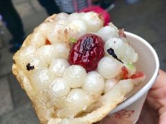 豆沙馅梅花糕-瞻园面馆鸭血粉丝汤(老门东店)