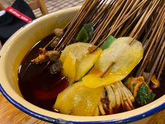 -拈签一笑黄牛肉辣卤串串