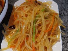 拌土豆丝-华盛园卷子王农家菜水库鱼