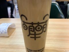 招牌原味奶茶紫米露-萌萌牛紫米露(烟台大学店)