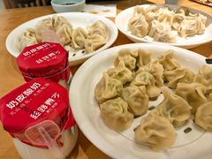 丝路东方自制奶皮子酸奶-丝路东方虾仁水饺(北京路二宫汇嘉店)