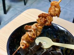 烤肥肠-老红桥炸灌肠牛肚锅烧烤(定福庄店)
