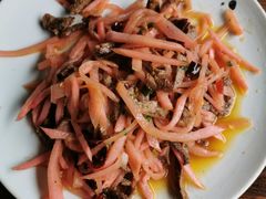 酸萝卜炒牦牛肉-思金拉措庄园藏餐(太阳岛店)