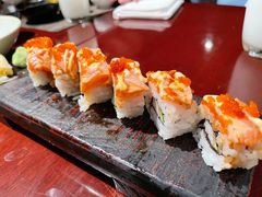 火炙三文鱼寿司卷-新发展亚太JW万豪酒店 清酒烧